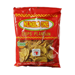 Chips de plantain sucrées (doux) N°1 — Chips Ouest-Africaine — 85g