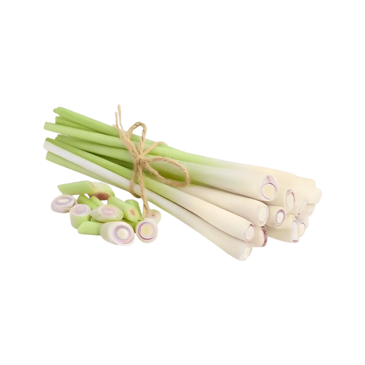 Citronnelle fraîche - Saveur et arôme unique | Tiges entières et tranches coupées, parfaite pour cuisine asiatique et recettes parfumées.
