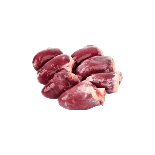 Lot de cœurs de dinde halal surgelés NKOSI, viande de volaille riche en goût, parfaite pour plats mijotés ou grillades.