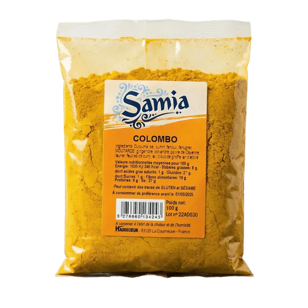 Colombo SAMIA - vue alternative packaging | Épicerie africaine et caribéenne NKOSI