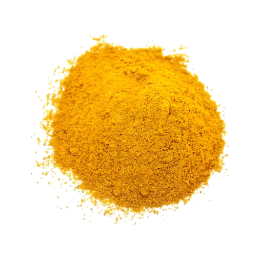 Poudre d'épices Colombo SAMIA jaune doré, idéale pour rehausser les recettes exotiques avec une touche savoureuse et aromatique.