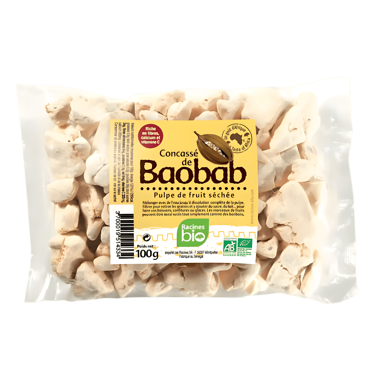 Concassé de baobab BIO RACINES