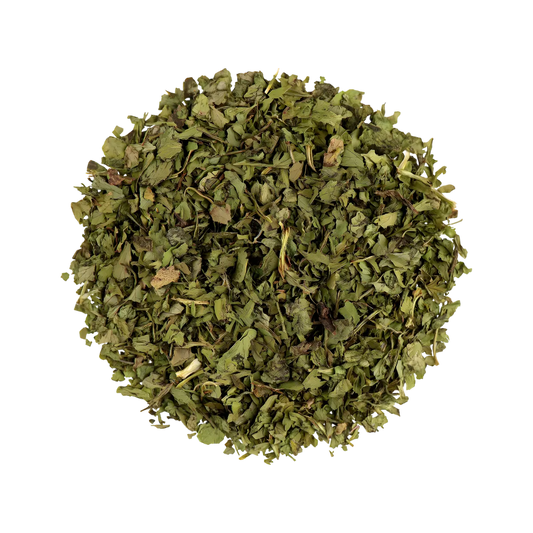 Feuilles de coriandre séchées SAMIA en vrac, parfaites pour épicer currys, chutneys et marinades. Saveur subtile et fraîche.