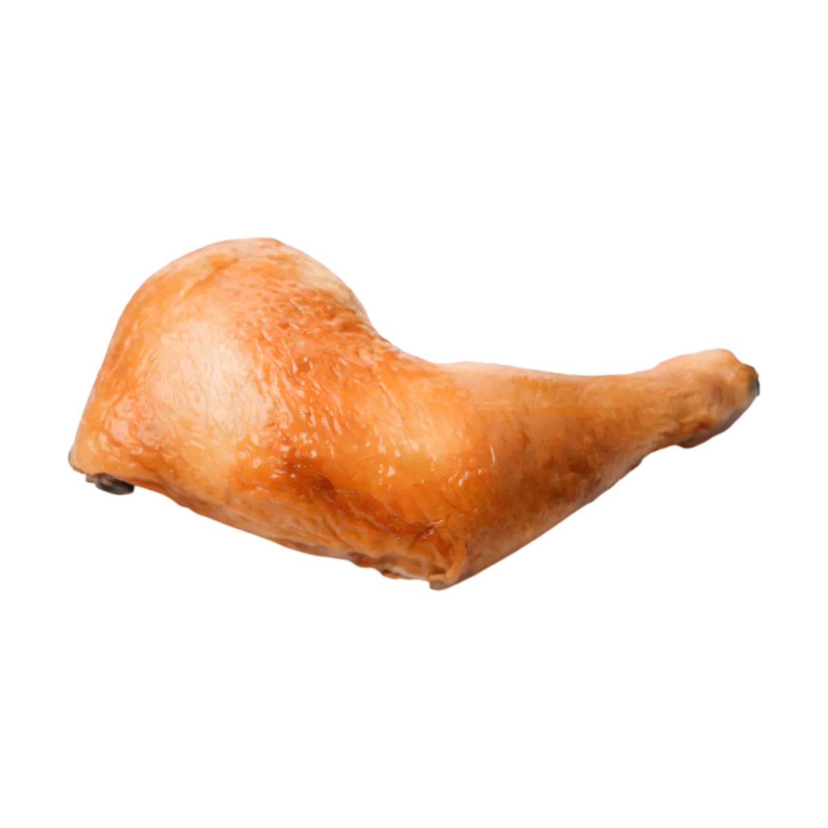 Cuisse de pintade fumée à la peau croustillante, parfaite pour recettes gourmandes. Produit de volaille surgelée au goût naturel et intense.