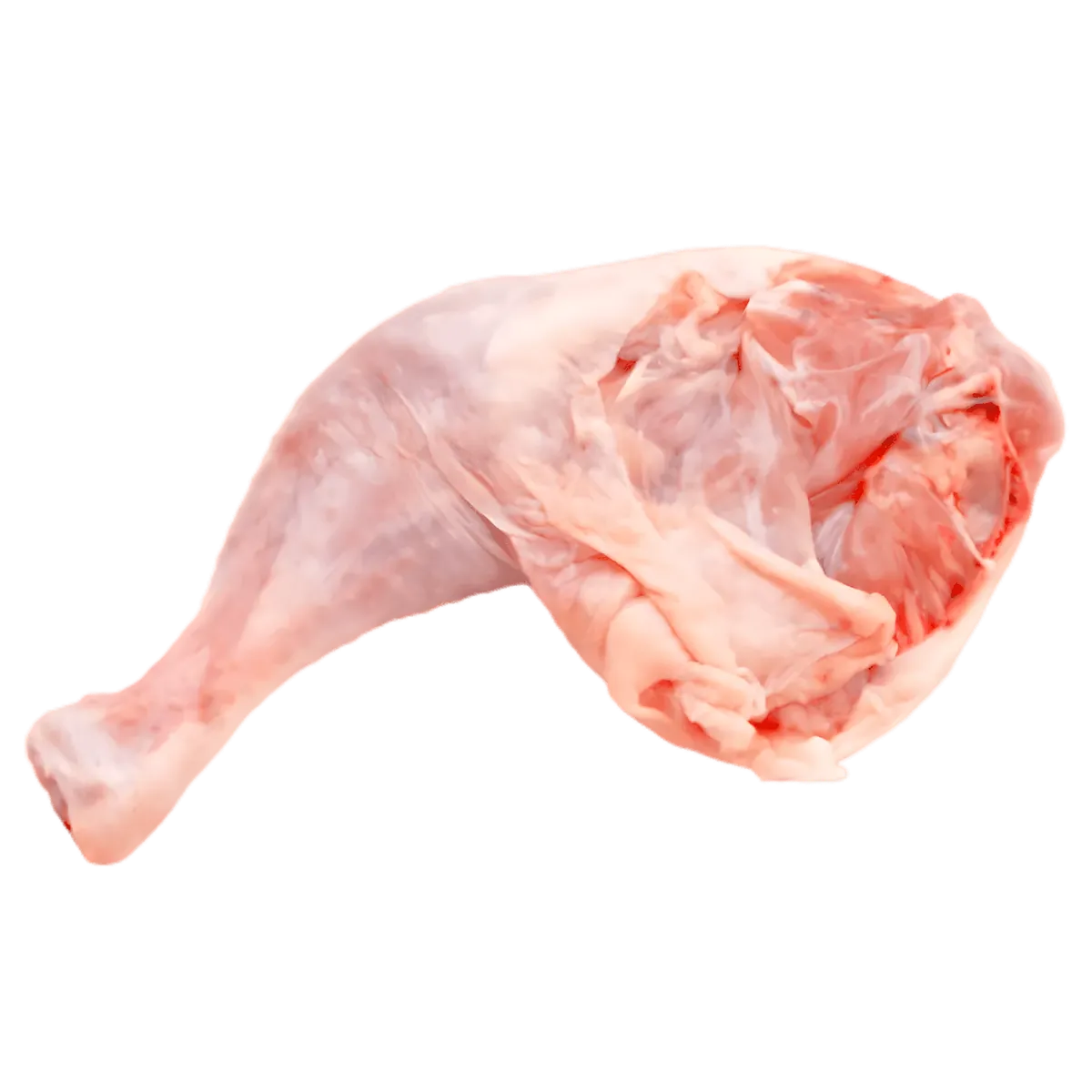 Cuisse de poulet halal crue sans peau, viande tendre et savoureuse idéale pour cuisson mijotée ou grillée, conforme aux normes halal.