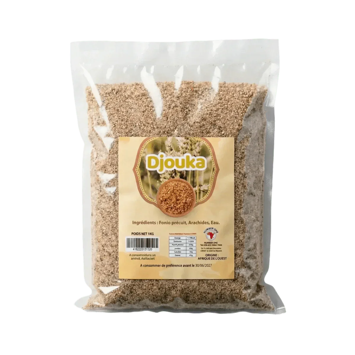 Djouka NUMBER ONE — view of ingredients and texture | African grocery NKOSI