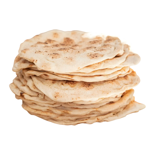 Pile de galettes Dürüm petit 8x25cm SAMIA souples et prêtes à garnir, parfaites pour wraps ou plats variés en épicerie salée.