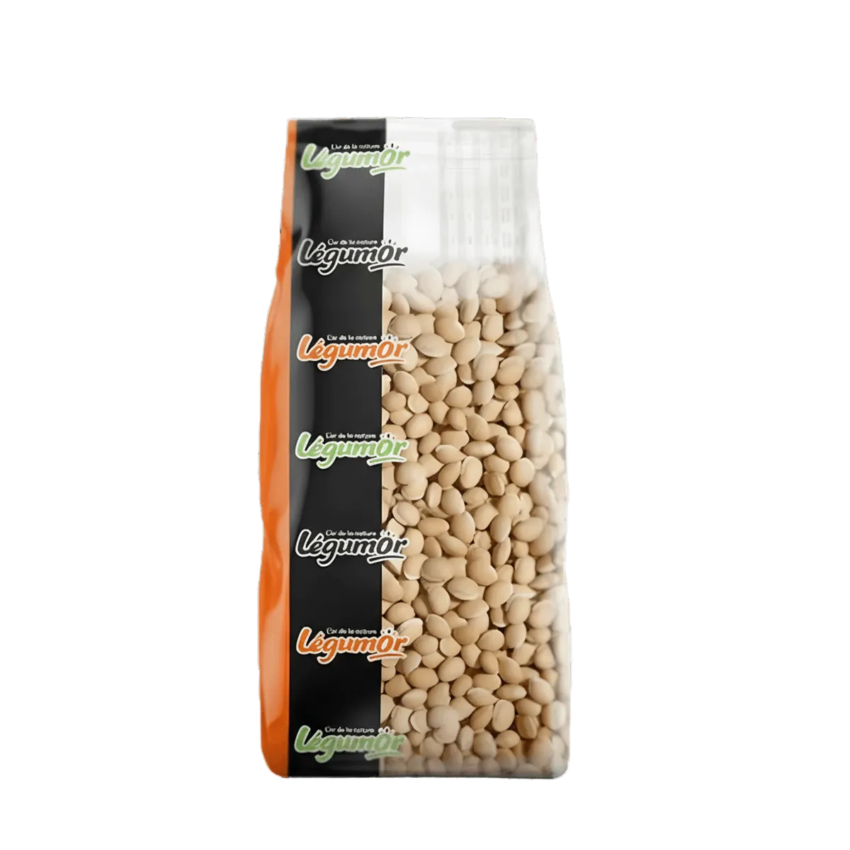 Pois du Val LEGUMOR - Pois Secs en sachet transparent, parfaits pour plats mijotés équilibrés et riches en protéines végétales.