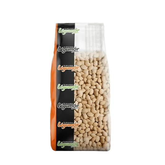 Pois du Val LEGUMOR - Pois Secs en sachet transparent, parfaits pour plats mijotés équilibrés et riches en protéines végétales.