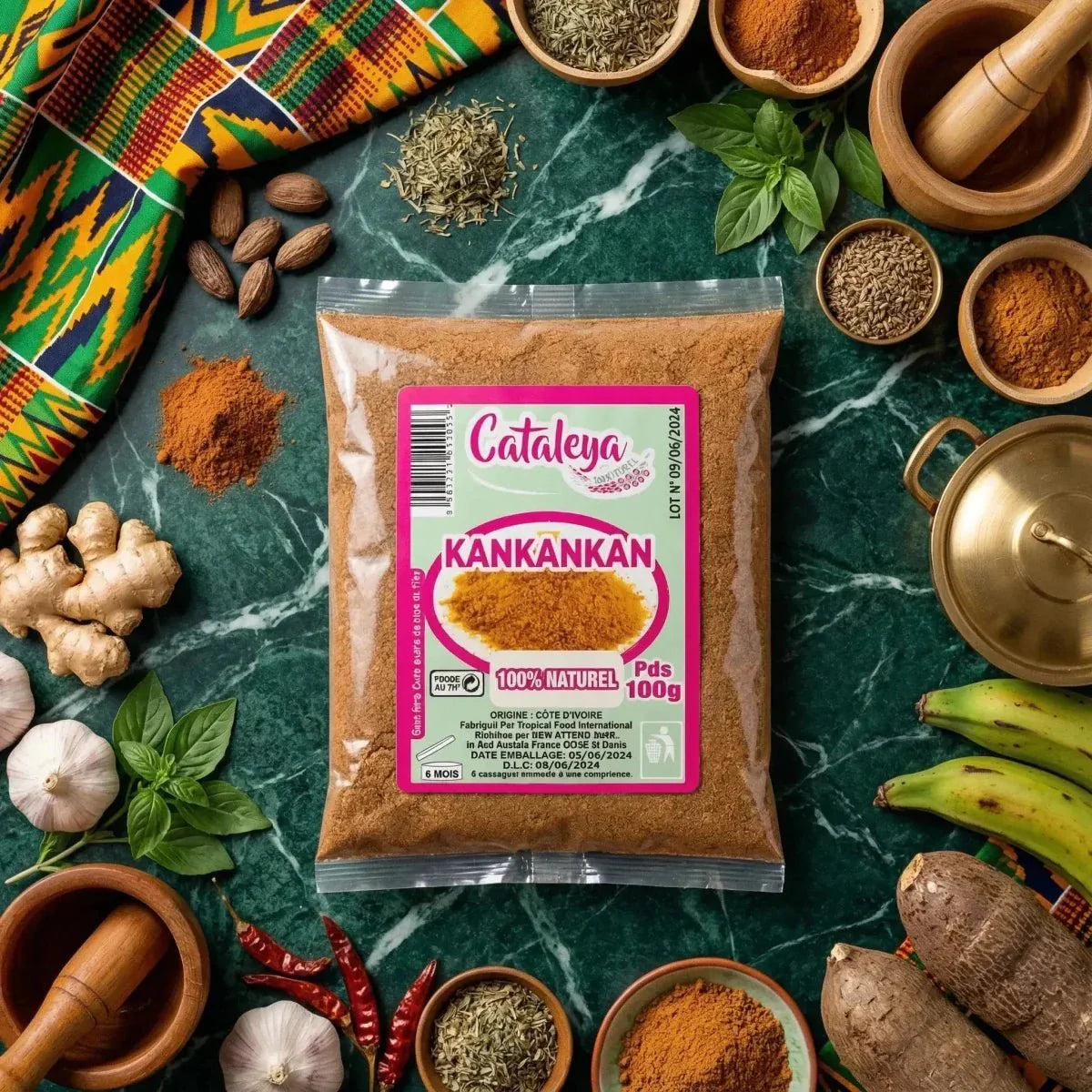 Gewürz Kankan CATALEYA 100g, unter Gewürzen, Aromastoffen, Mörsern.