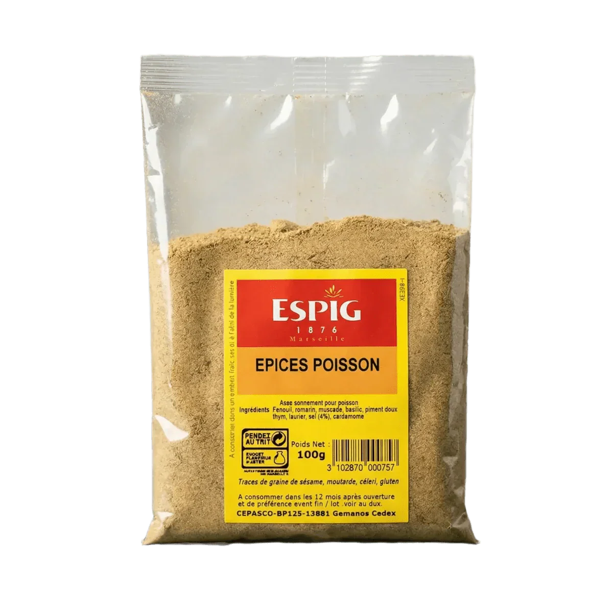 Especia de Pescado ESPIG — vista alternativa del embalaje | Tienda africana NKOSI