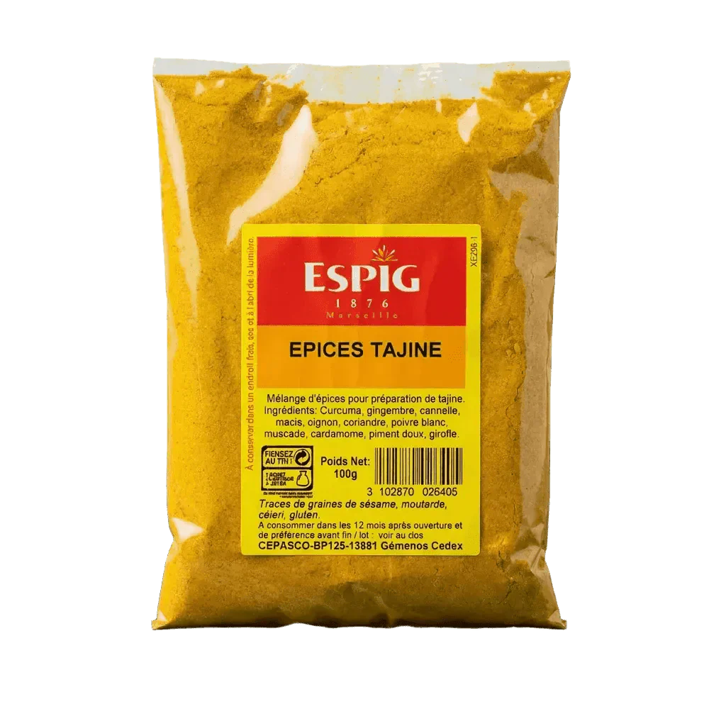 Tajine Spice ESPIG — ingredients and texture view | African grocery NKOSI