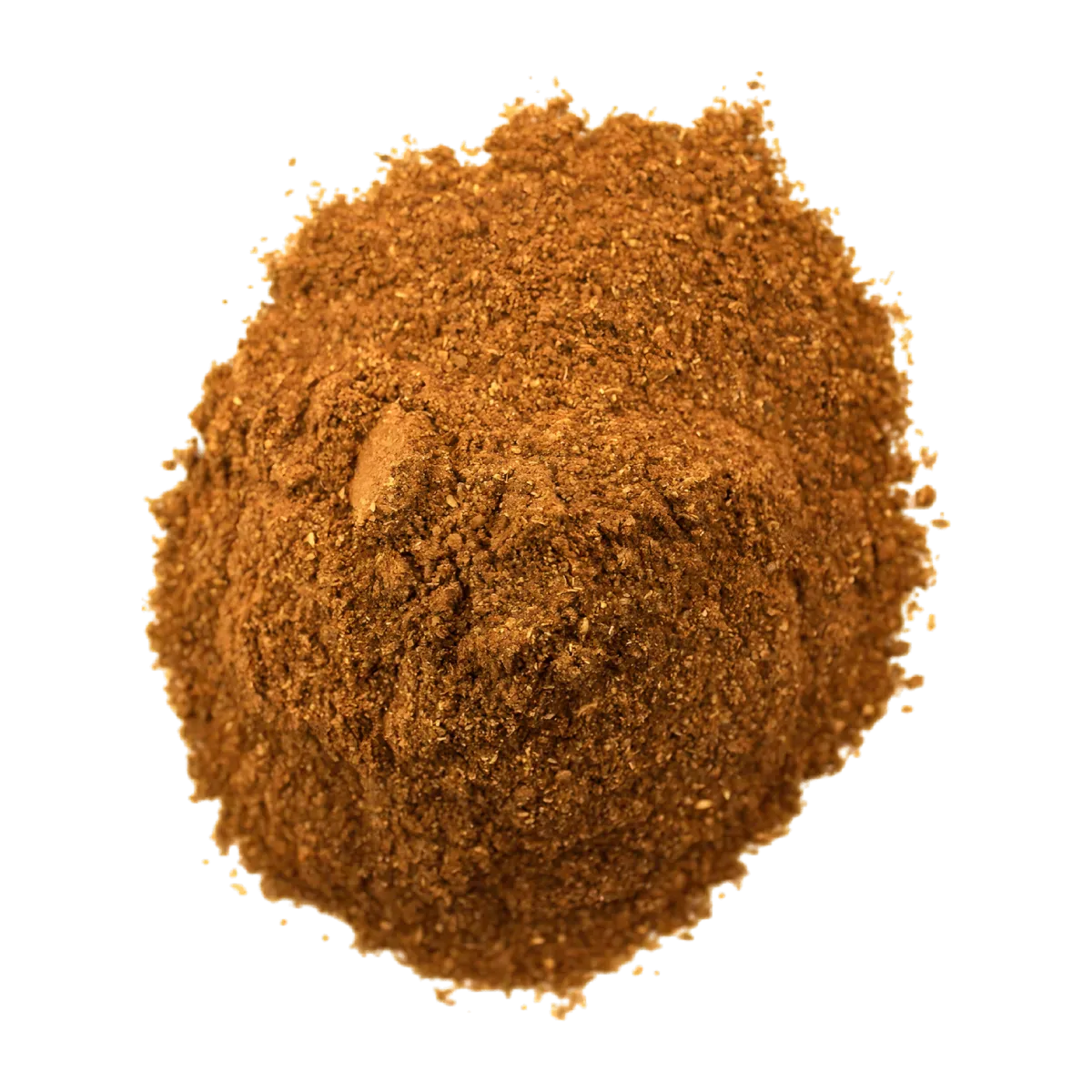 Gros plan sur Épice Yassa ESPIG en poudre, mélange d'épices brun orangé. Idéal pour relever vos plats africains traditionnels.