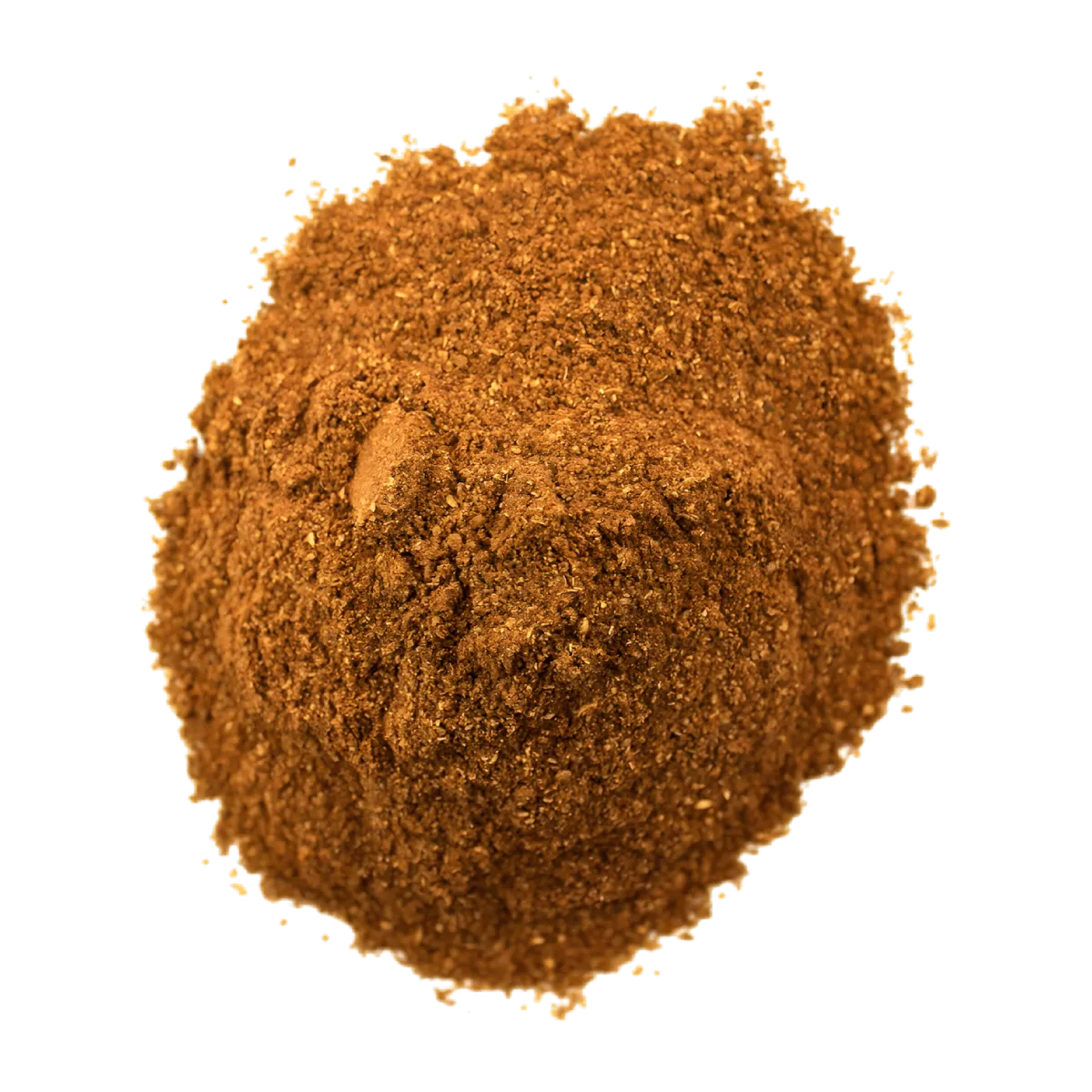 Mélange moulu d'Épices Yassa ESPIG, texture fine et couleur brun chaud, parfait pour relever les plats traditionnels avec une touche aromatique.