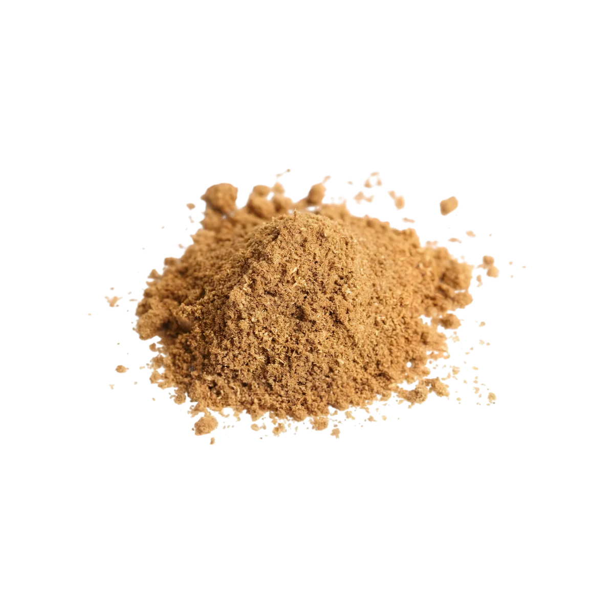 Monticule de mélange d’épices pour harira SAMIA - Mélange Aromatique Parfait, texture fine et couleur dorée pour assaisonnement authentique.