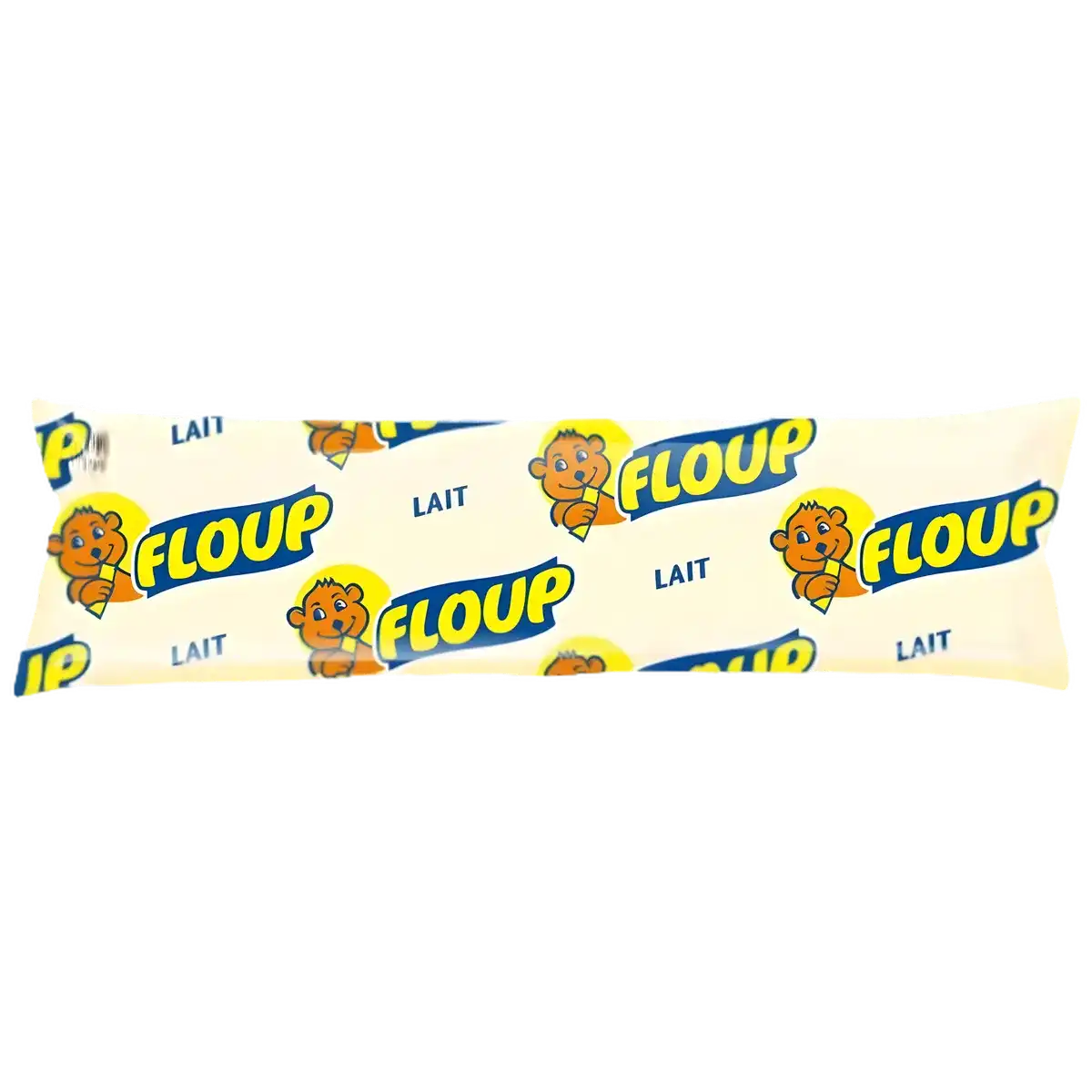 Floup coco - Glace Noix de Coco Bâtonnet en sachet individuel, texture onctueuse idéale pour une pause glacée en été.