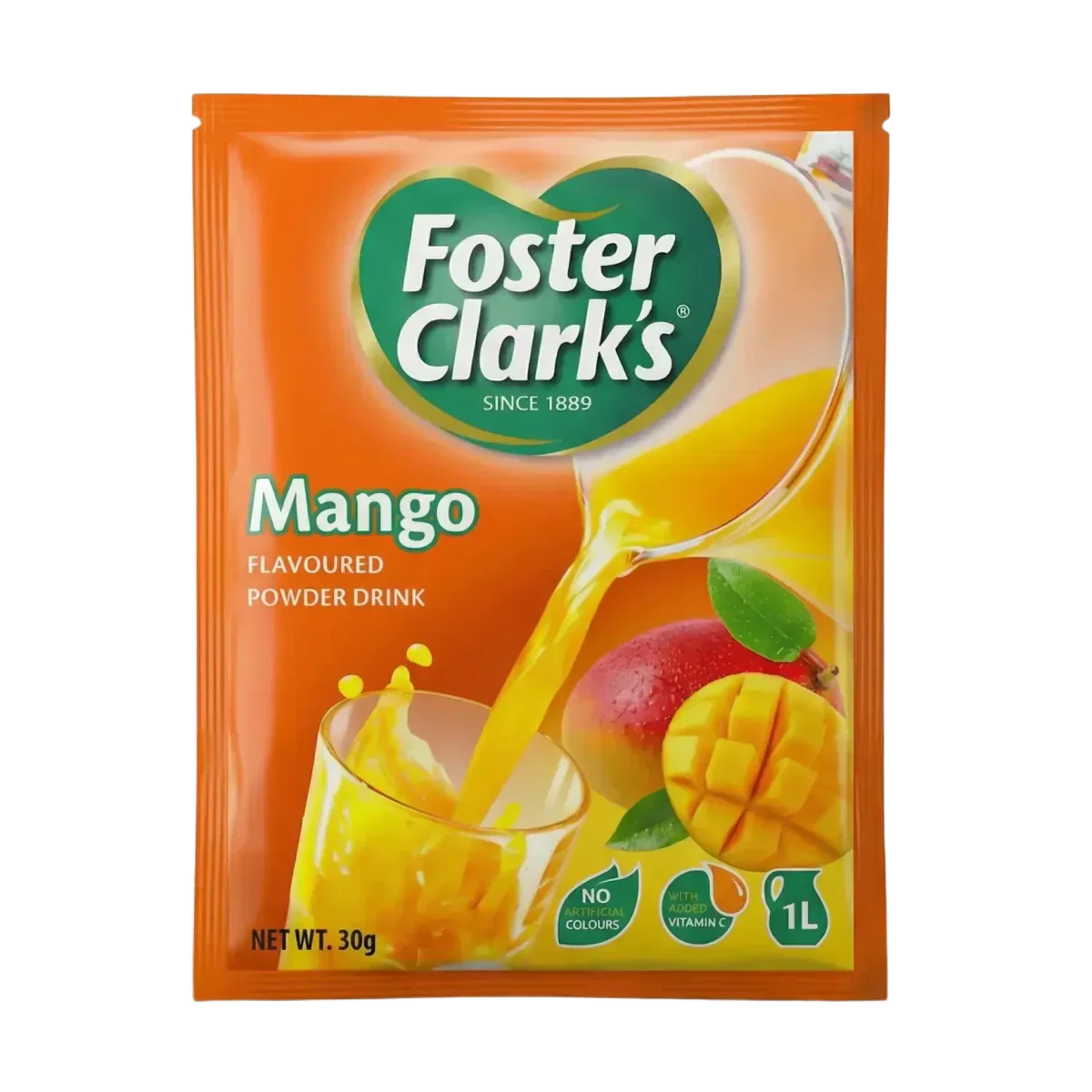 Jugo en polvo de mango FOSTER CLARKS — vista alternativa del embalaje | Tienda africana NKOSI