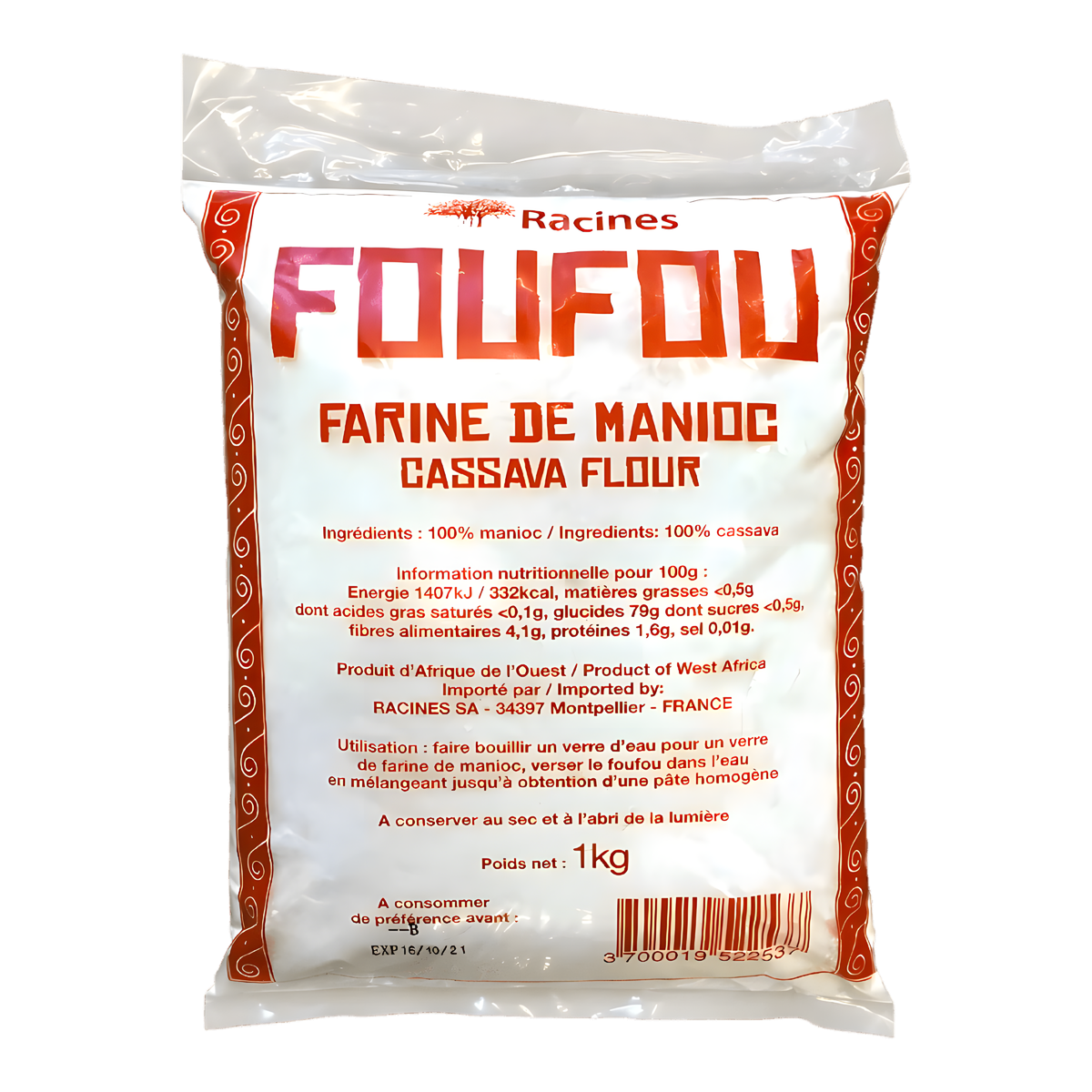 Foufou / Farine de manioc RACINES