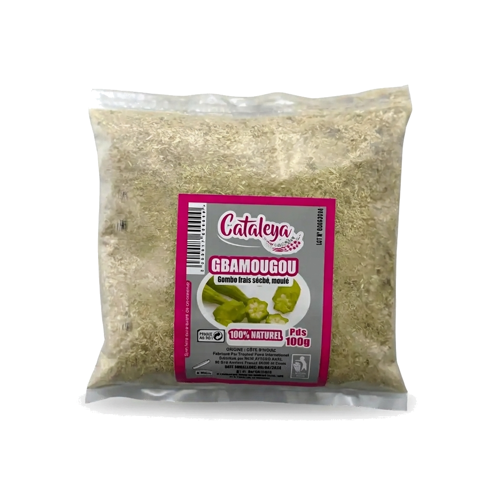 Fresh okra powder / Gbamougou