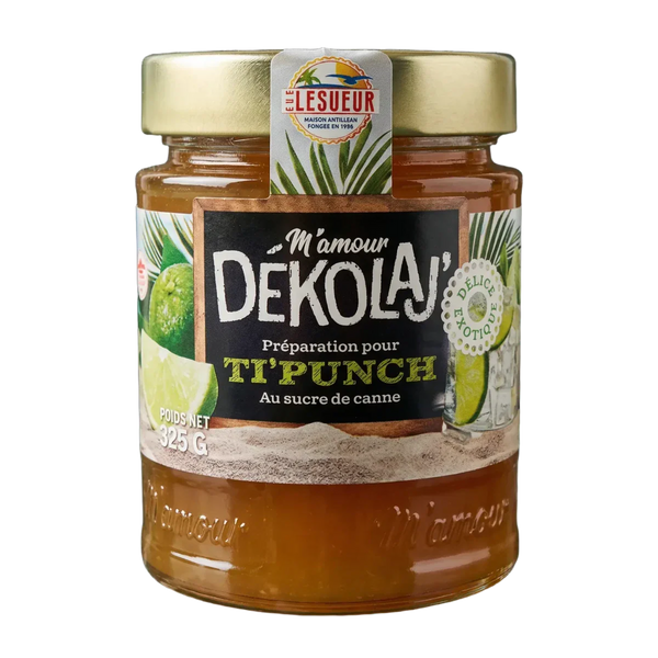 Préparation Ti Punch Dekolaj citron vert MAMOUR par Lesueur.