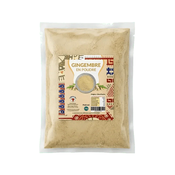 Gingembre en poudre Afrique NUMBER ONE - vue alternative packaging | Épicerie africaine NKOSI