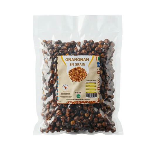 Bolsa de gnangnan en grano. Producto de la marca Capital Rive.