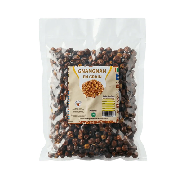 Épice gnangnan en grain - vue ingrédients et texture | Épicerie africaine - Côte d'Ivoire NKOSI