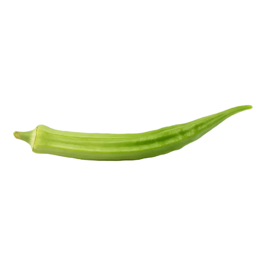 Gombo entier frais, légume santé riche en fibres et vitamines, idéal pour une alimentation équilibrée et naturelle.