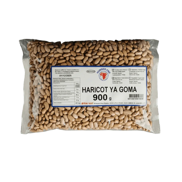 Haricot Ya Goma NUMBER ONE — Zutaten und Texturansicht | Afrikanischer Feinkostladen NKOSI