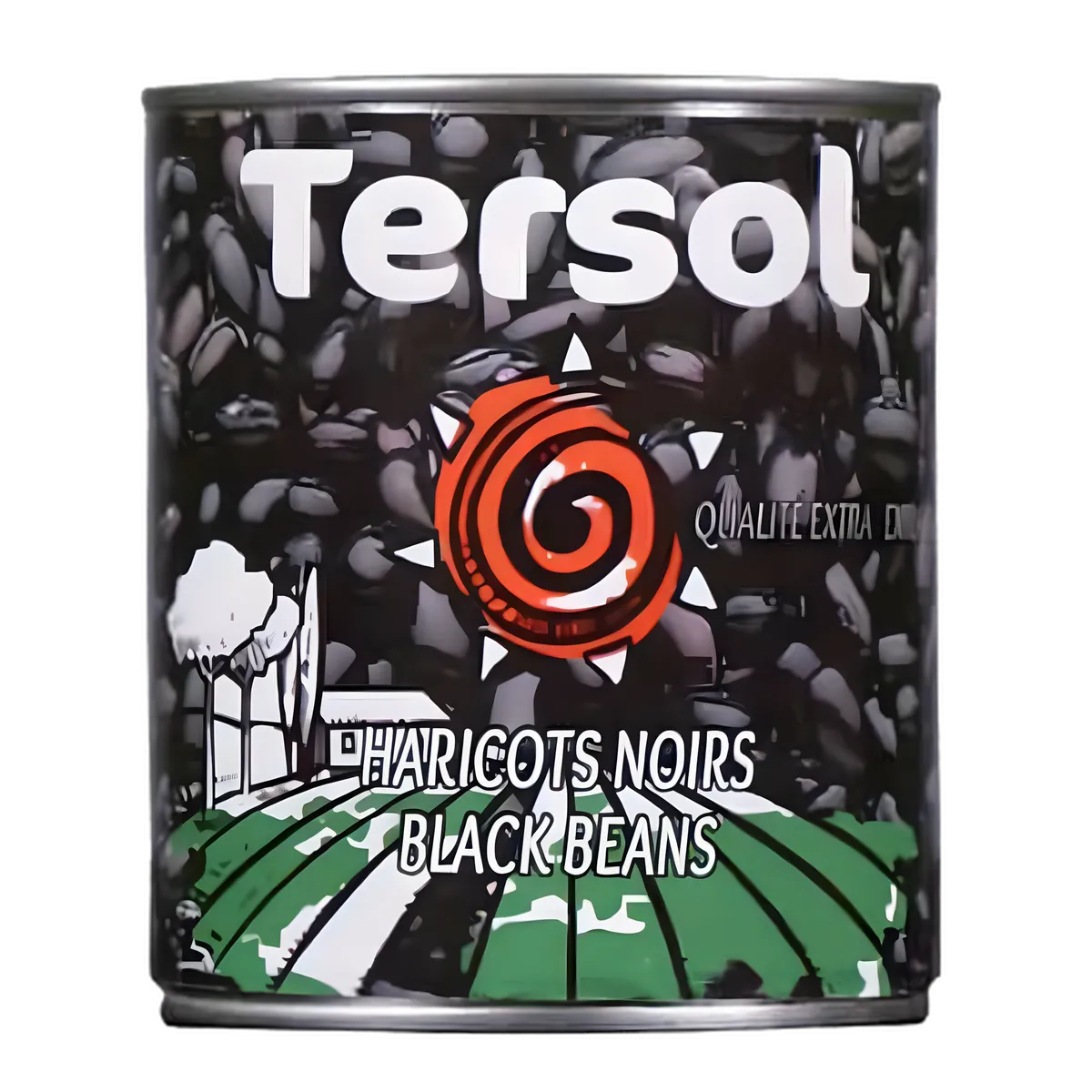 Conserve de haricots noirs TERSOL - Acheter en ligne | Qualité & nutriments, idéale pour recettes saines et plats mijotés.