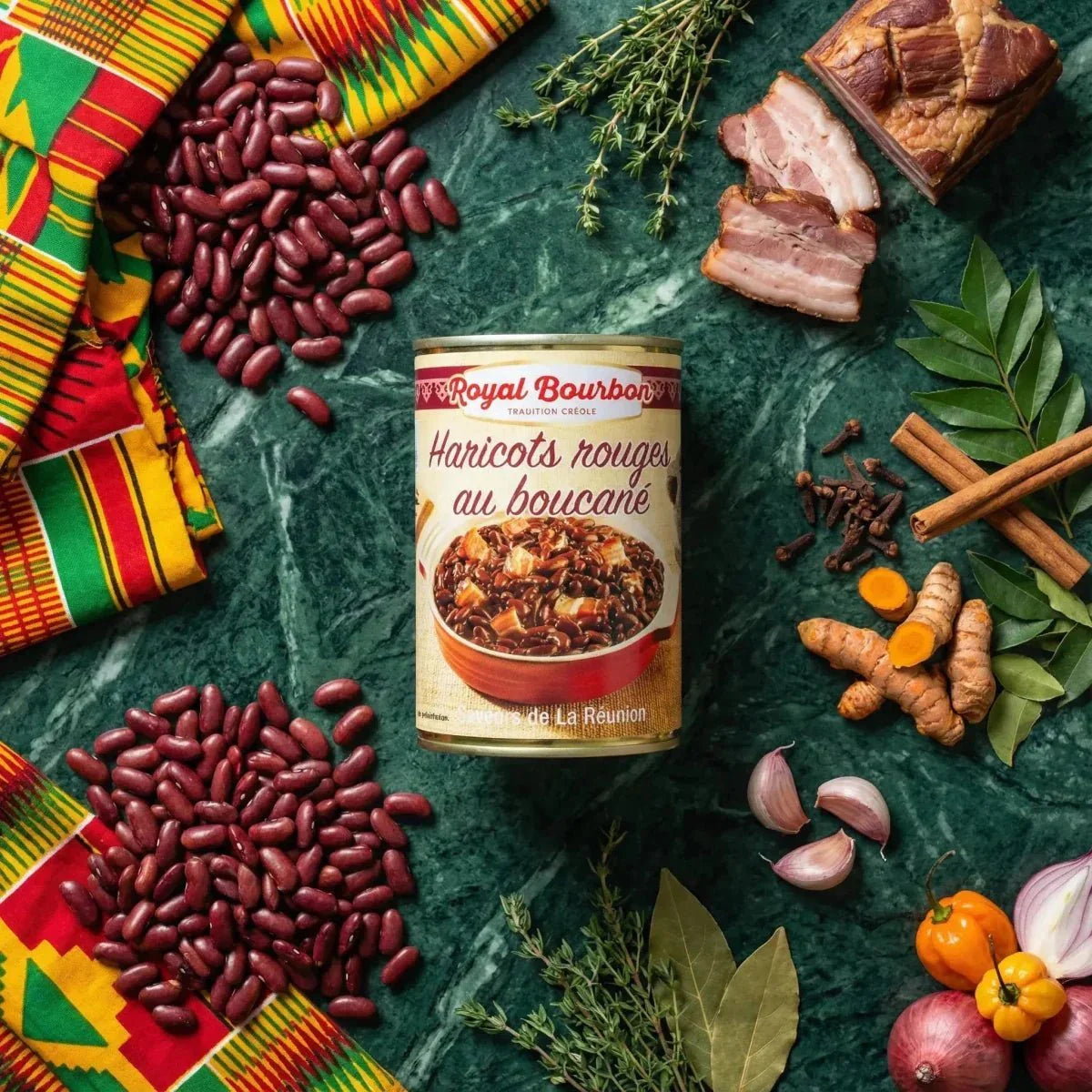 Haricots rouges au Boucané ROYAL BOURBON (400g).