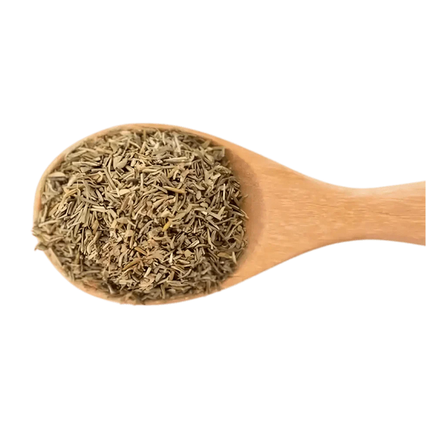Herbes de Provence in a SAMIA set, presented in a wooden spoon.
