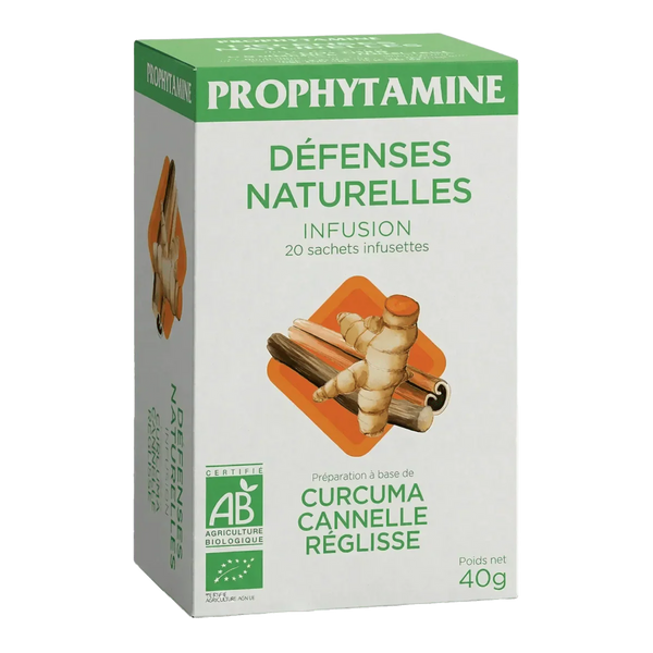 Infusion Défenses naturelles BIO PROPHYTAMINE - vue alternative packaging | Épicerie africaine NKOSI