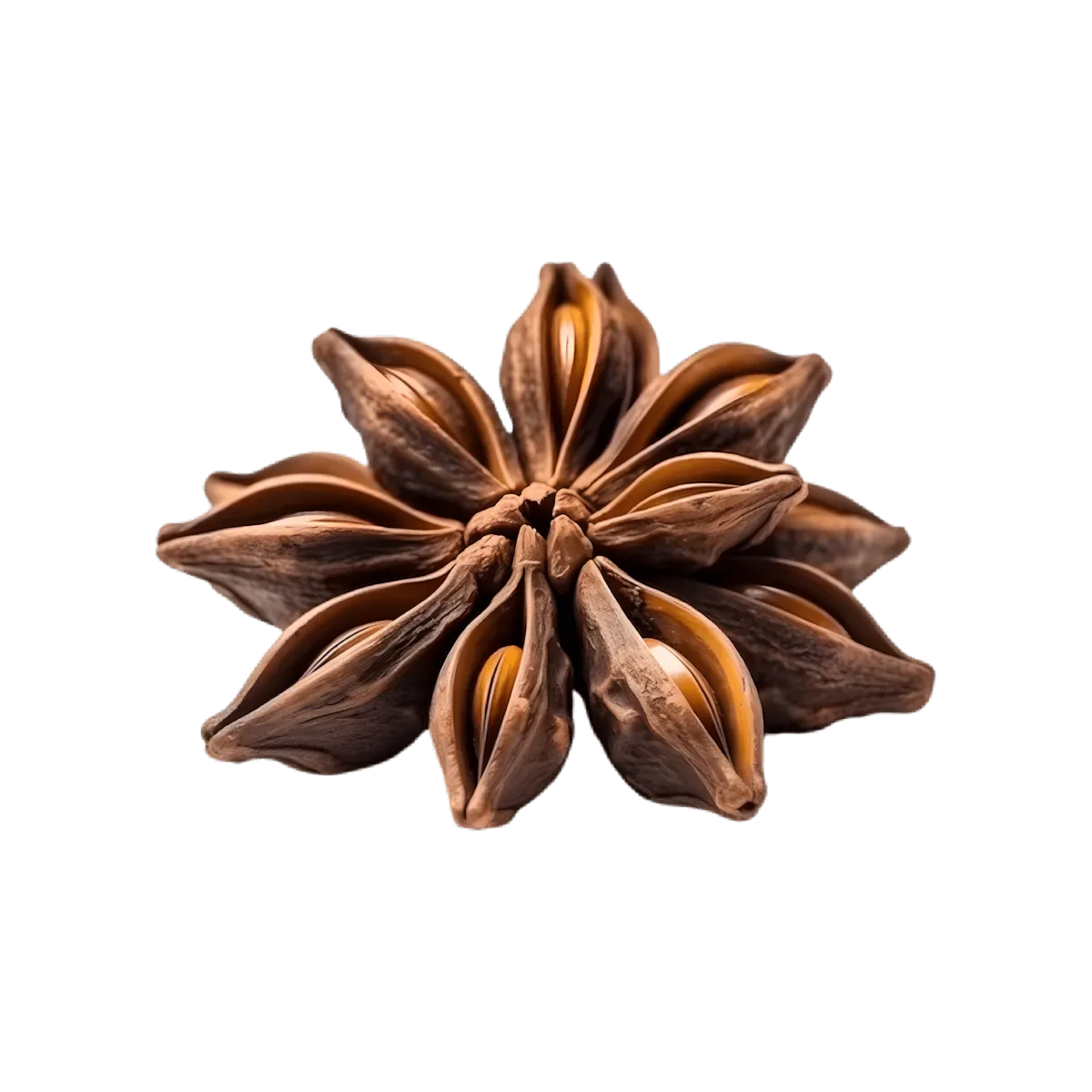 Gousse d’anis étoilé séchée, ingrédient clé de l’Infusion Digestion BIO PROPHYTAMINE, reconnue pour ses bienfaits digestifs.