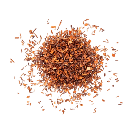 Rooibos en vrac, ingrédient naturel de l'infusion sommeil bio relaxante PROPHYTAMINE, favorisant la détente sans caféine.