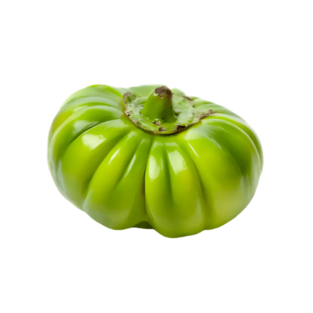 Jakato - Aubergine verte africaine entière, légume frais à la peau lisse et nervurée, idéal pour plats traditionnels africains.