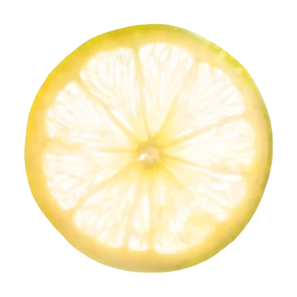 Tranche de citron vue de face, illustrant la fraîcheur et l'acidité naturelle du jus de citron concentré PROFRUIT. Parfait pour la cuisine.