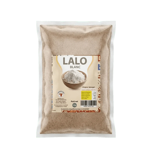 Sachet de Lalo Blanc de la marque NUMBER ONE, farine moulue blanche.