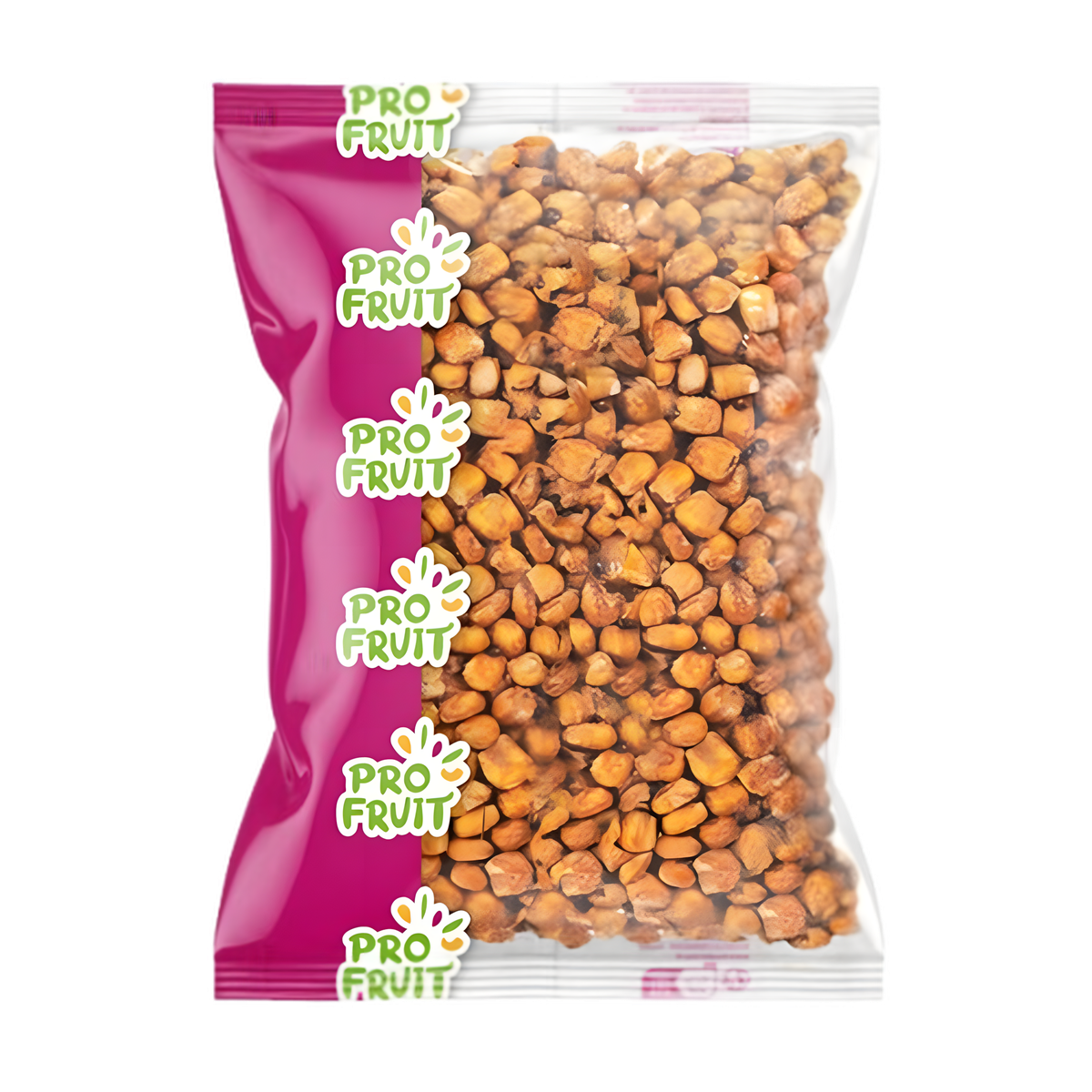 Maïs grillés salés PROFRUIT en sachet transparent avec logo, collation croquante de la catégorie FRUITS / LÉGUME / PLANTE SEC - NKOSI.