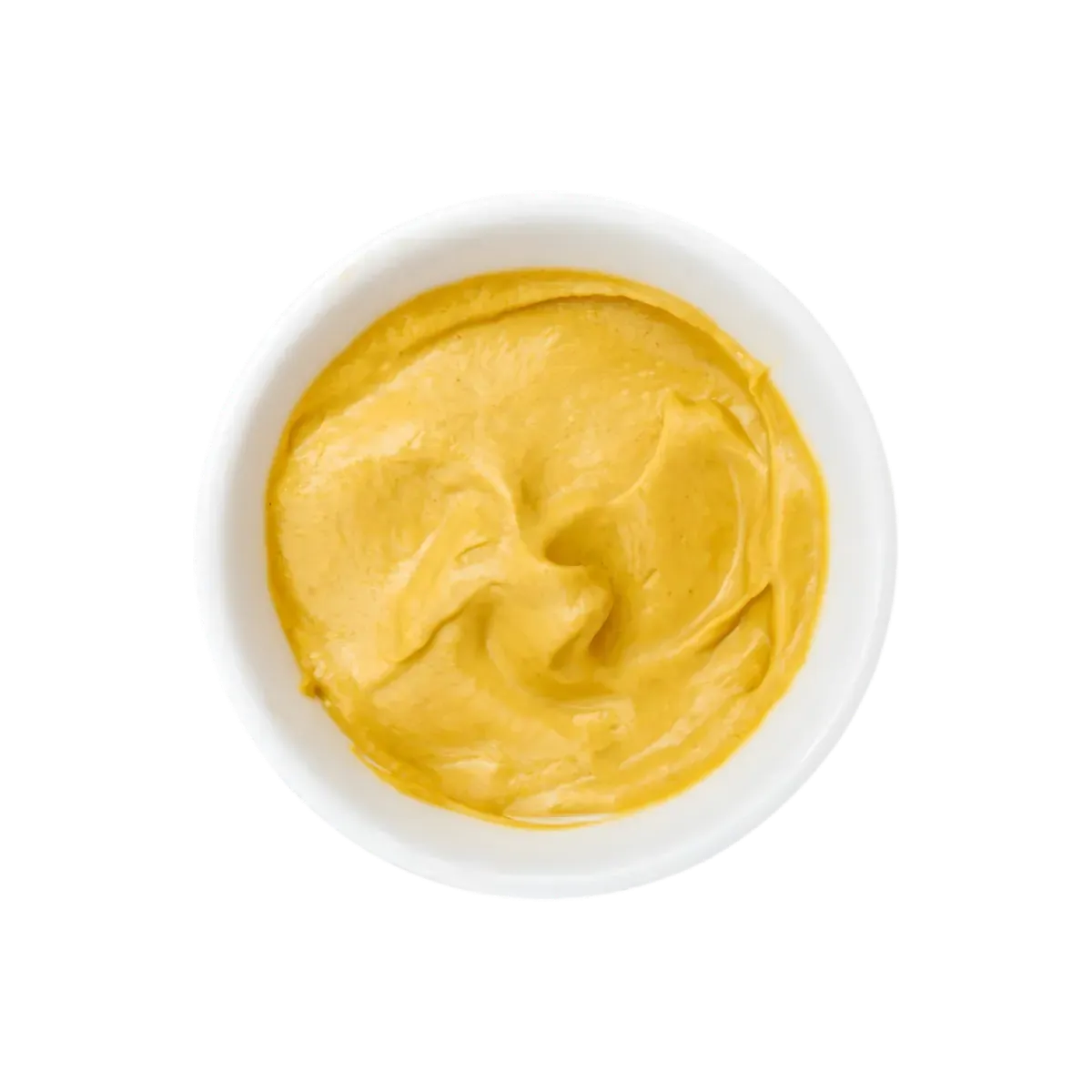 Bol de Moutarde mi-forte AMORA à la texture crémeuse, condiment équilibré entre douceur et piquant pour accompagner vos plats.