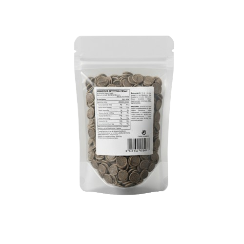 Dos du sachet de Nep Nep en grain - ÉPICERIE SALÉE - NKOSI avec informations nutritionnelles et conservation du produit.