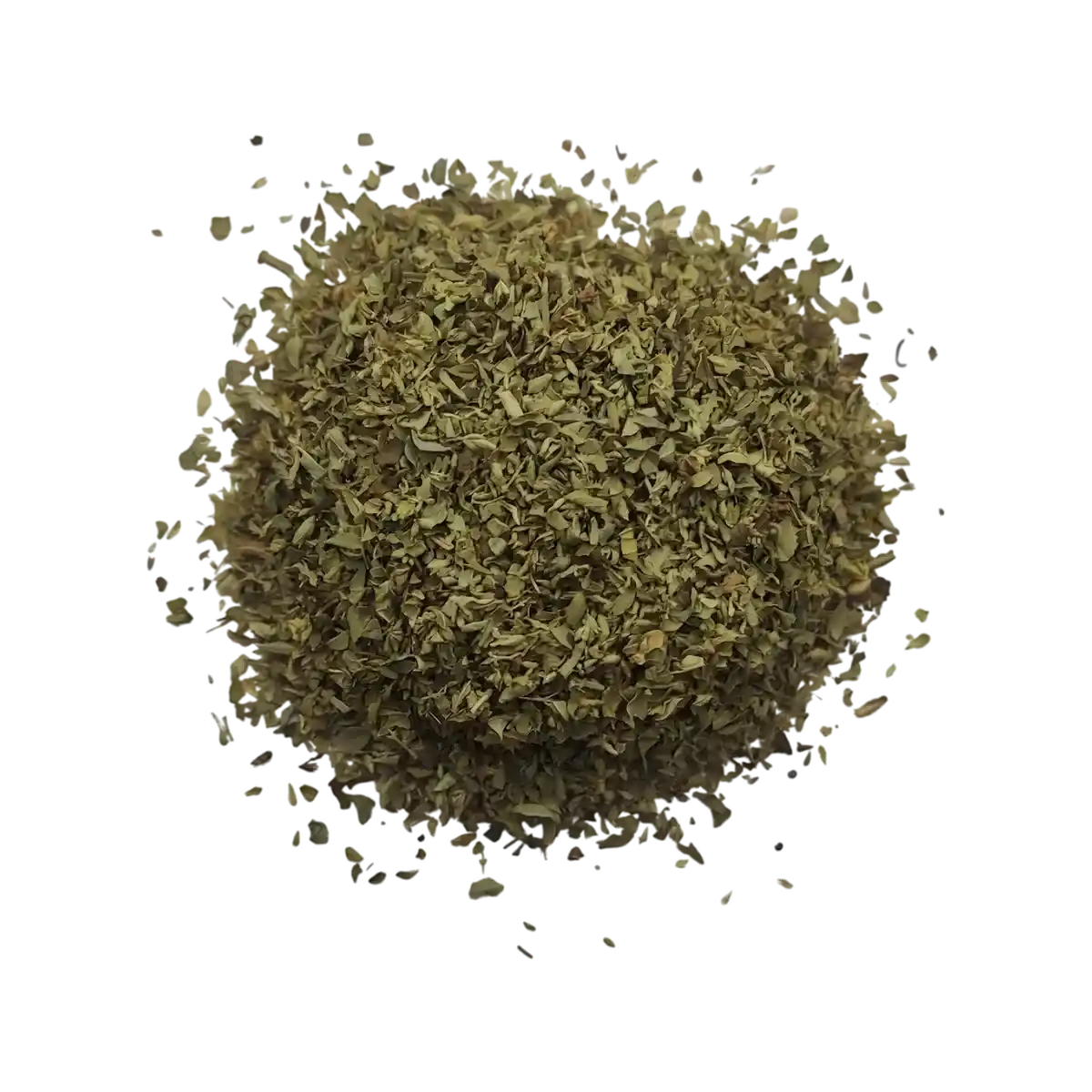 Zoom sur origan entier Samia en feuilles séchées, texture fine et parfumée, parfait pour assaisonnement naturel et cuisine maison.