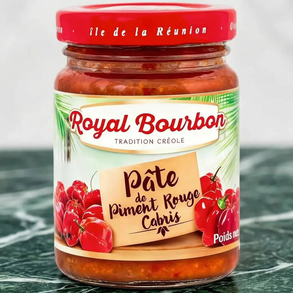 Pasta di peperoncino rosso Cabris di Royal Bourbon.