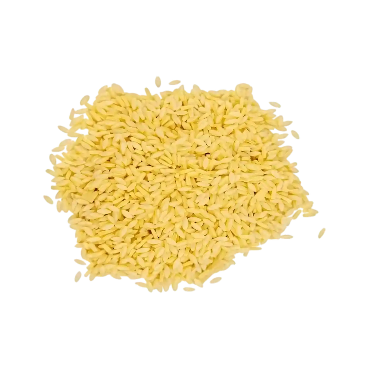 Zoom sur les pâtes langue oiseau SAMIA n°14 en vrac, montrant leur texture idéale pour absorber sauces et arômes dans des plats variés et originaux.