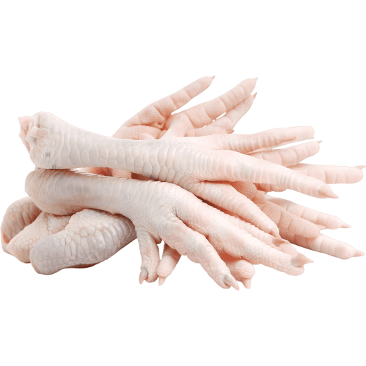 Pattes de poulet halal surgelées NKOSI, volaille fraîche de qualité pour préparations culinaires variées. Produit authentique et savoureux.