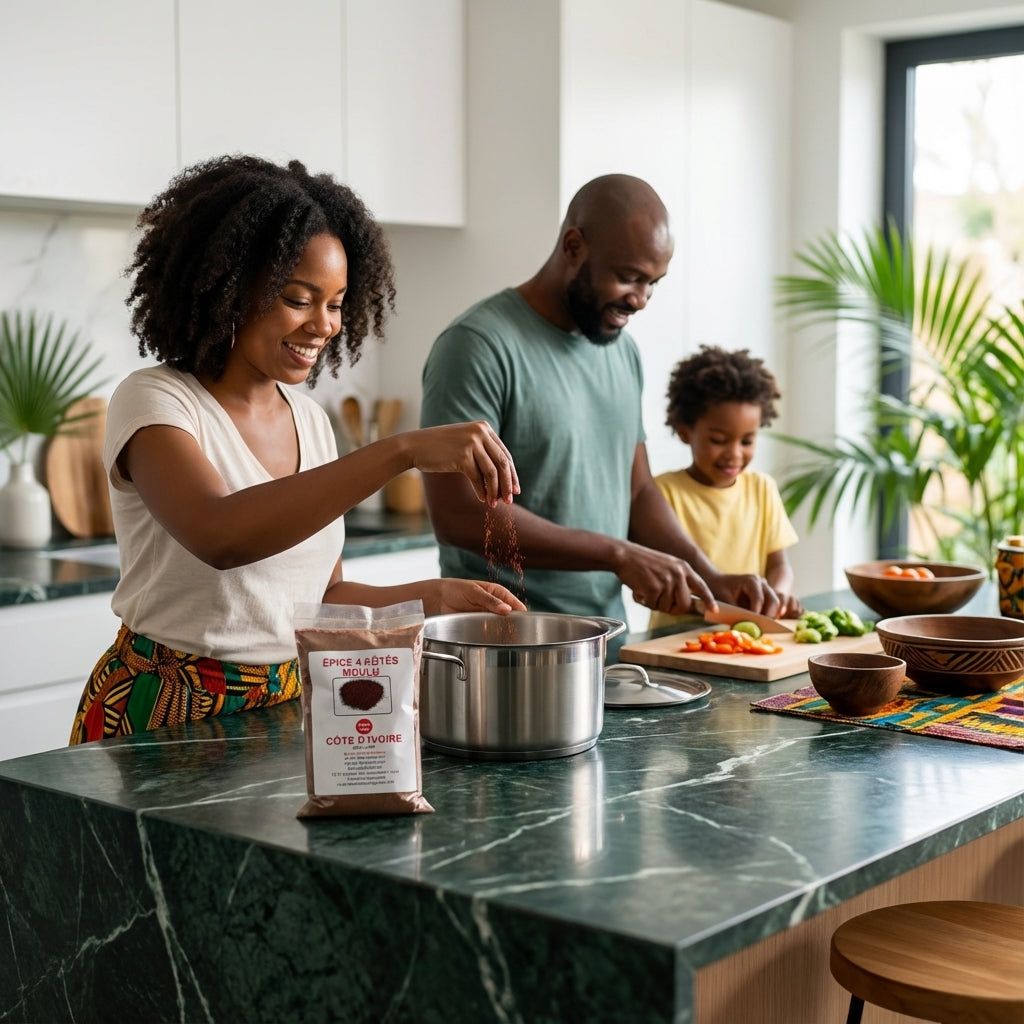 Épice Quatre Côtés Moulue