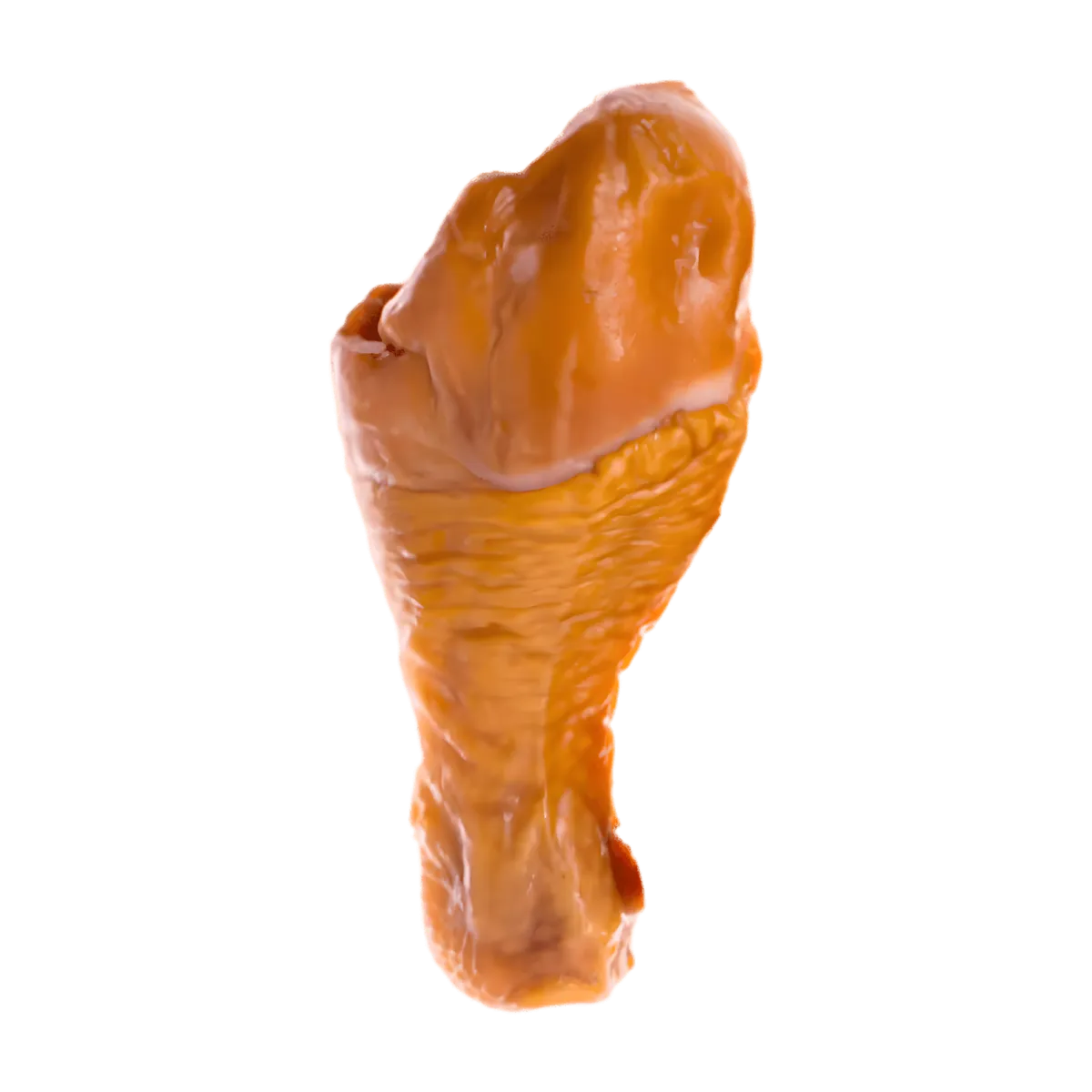 Pilons de poulet fumés surgelés, texture juteuse et dorée, parfaits pour plats rapides. Savourez le goût unique du fumage naturel.