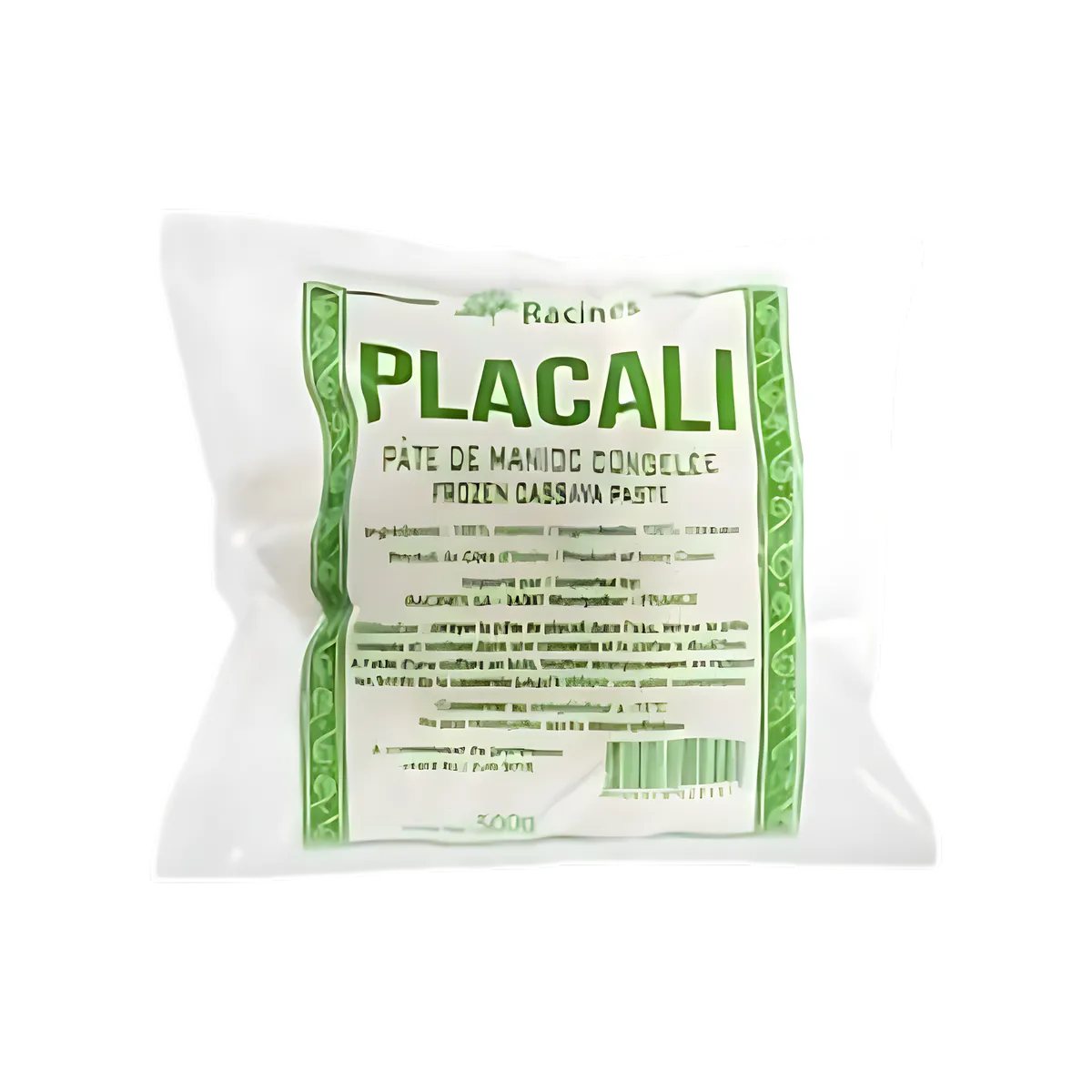 Placali surgelé Racines 300g, pâte de manioc congelée emballée, produit traditionnel prêt à cuisiner - FRUITS / LÉGUME / PLANTE SURGELÉ - NKOSI.