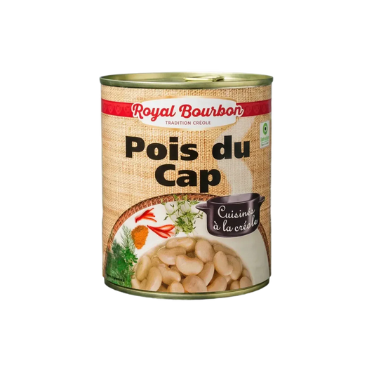 Royal Bourbon canned box: Creole-style cooked pigeon peas.
