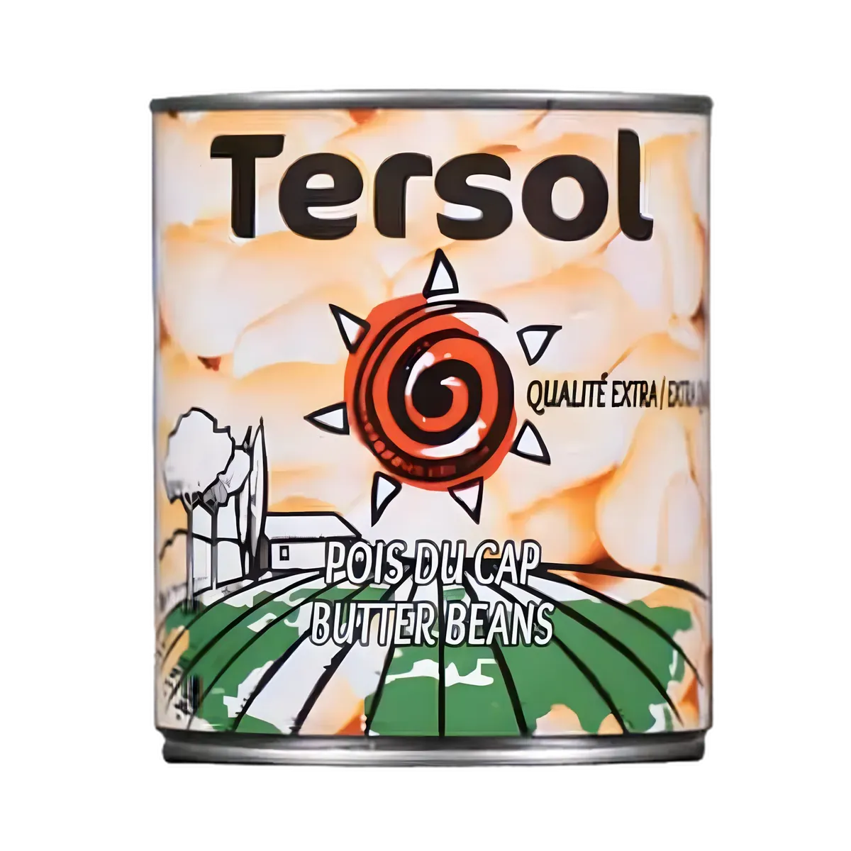 Conserve de Pois du Cap TERSOL - Cuisine Caraïbes, haricots secs de qualité pour soupes et plats traditionnels antillais.